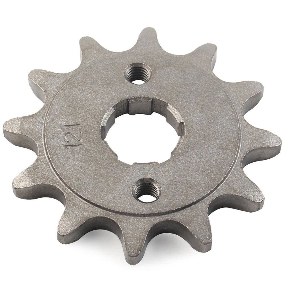 520-12T 20mm Chain Front Sprocket Cog Fit 125cc-250cc Dirt Pit Bike ATV Go Kart