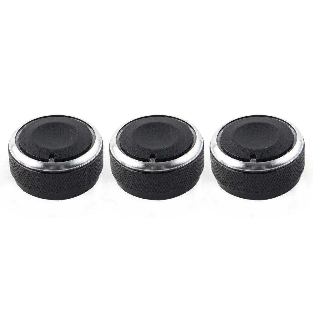 3Pcs Air Condition A/C Panel Control Switch Knob Cover For MAZDA 3 M3 2004-09