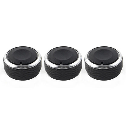 3Pcs Air Condition A/C Panel Control Switch Knob Cover For MAZDA 3 M3 2004-09