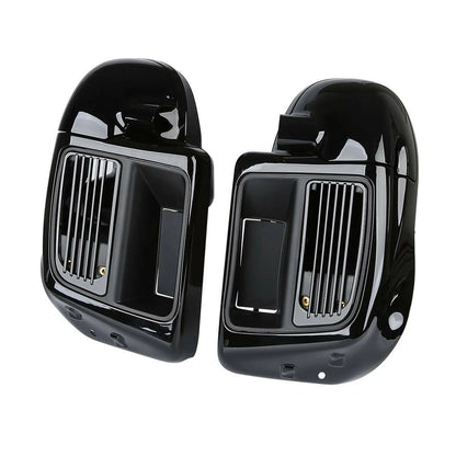 Black Lower Vented Fairing &Water-Cooled Fit For Harley Touring Road Glide 14-24