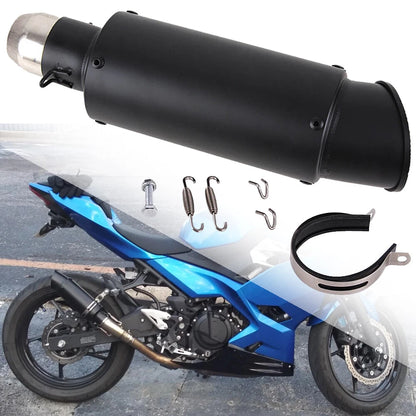 Motorcycle Exhaust Muffler Pipe Slip On Universal For YZF R6 R1 GSXR 750 CBR600