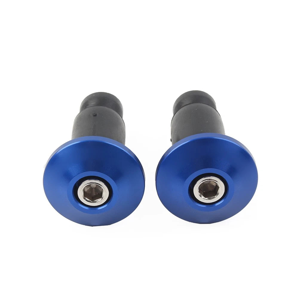 7/8'' Handle Bar End Weights Handlebar Grips Cap Plugs For Dirt Bike Blue USA