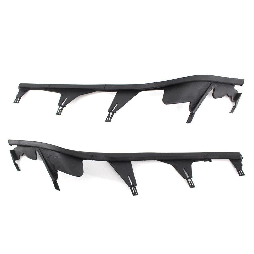 Pair Car Upper Headlight Lamp Cover Strip Trim For BMW 3 Series E46 4 Door 98-01
