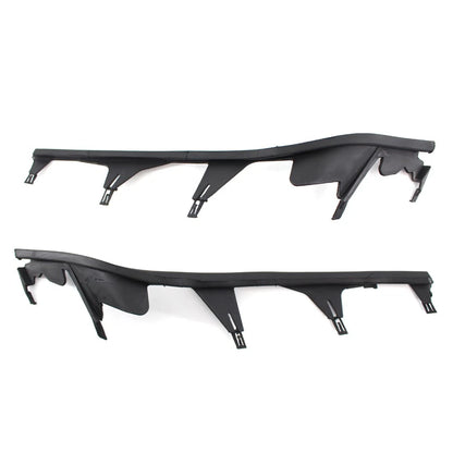Pair Car Upper Headlight Lamp Cover Strip Trim For BMW 3 Series E46 4 Door 98-01