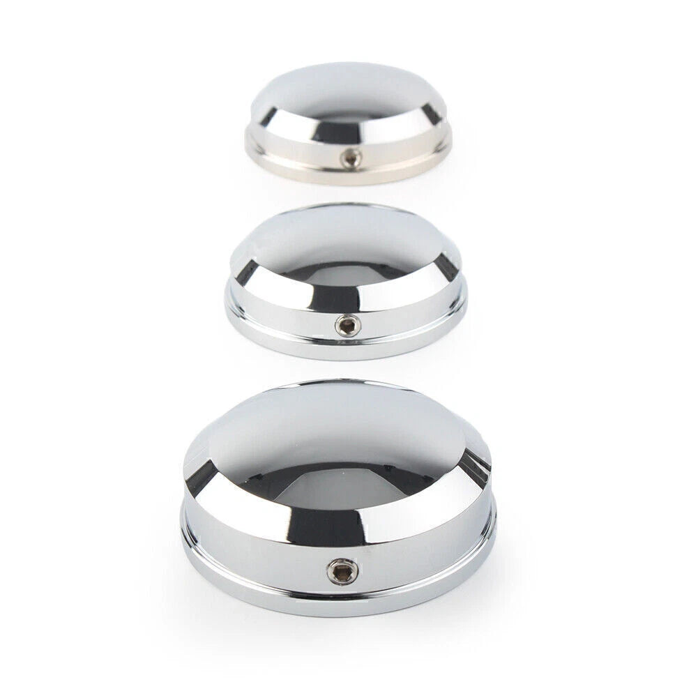 Upper Fork Stem Nut Covers Kit Chrome for Harley FLSS FLSTF FLSTFB FLSTFBS USA