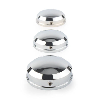 Upper Fork Stem Nut Covers Kit Chrome for Harley FLSS FLSTF FLSTFB FLSTFBS USA