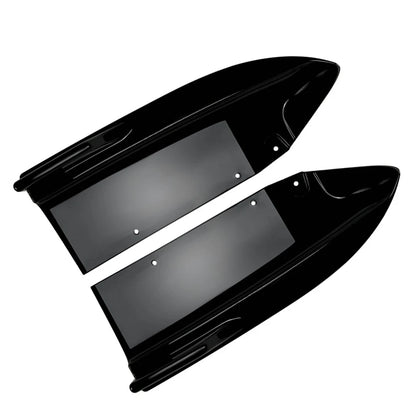 Glossy Black Rear Lip Wrap Angle Corner Spoiler For BMW X5 G05 M Sport 2019-2023
