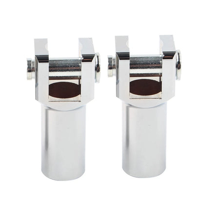 Silver Rear Footrest Pegs Support Mount Bracket for Harley 2000-2018