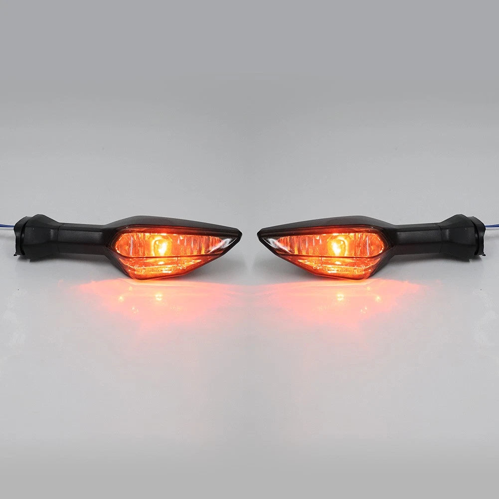 Smoke Rear Turn Signal Indicator Lamp Fit Kawasaki Ninja 250 300 400 650 1000