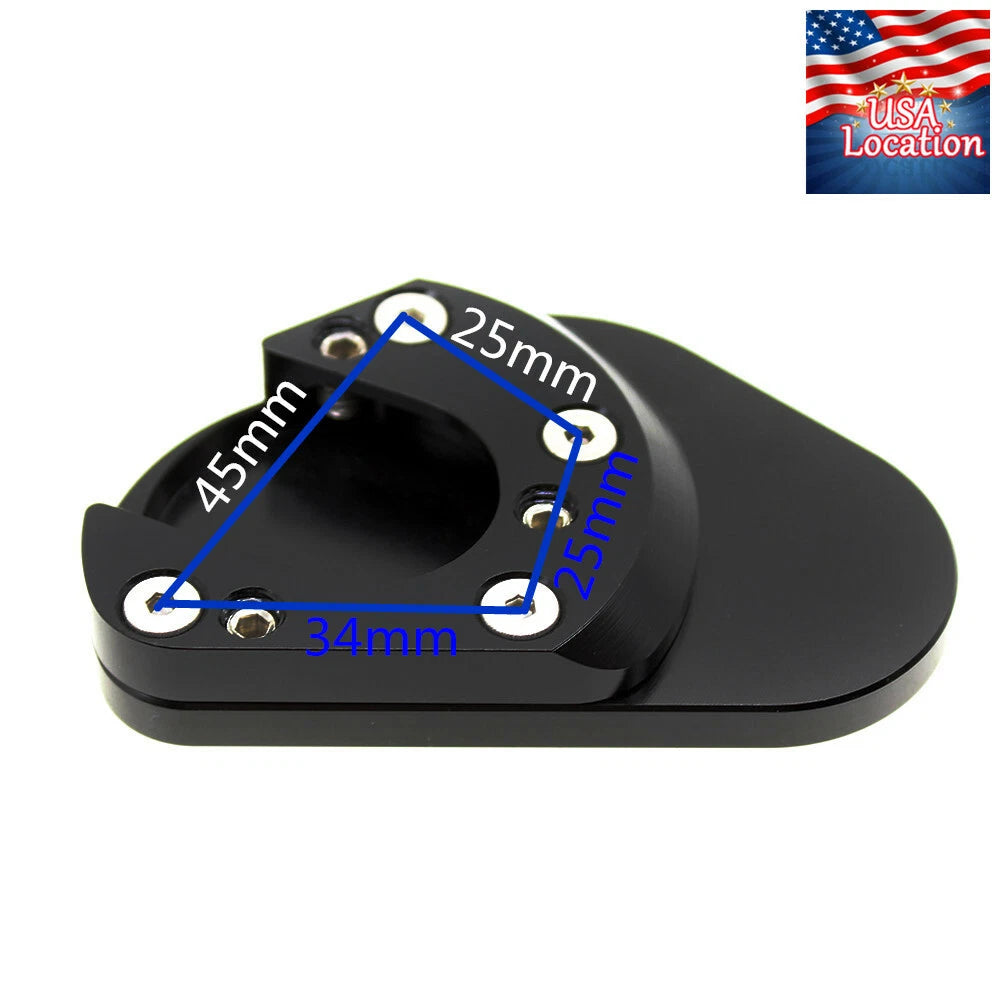 For KTM 690 Duke 2012-2016 2014 2015 CNC Kickstand Sidestand Extension Pad Plate