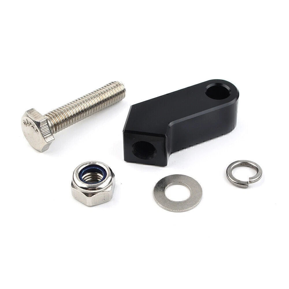 Headlight Mounting Block Bracket Black Fit for Harley Custom Headlight Mount US