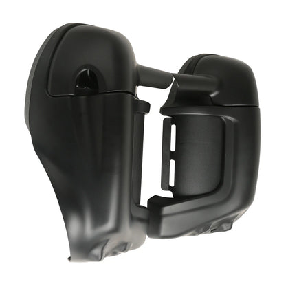 Matte Black Lower Vented Leg Fairings Glove Box For Harley Touring Models Glide