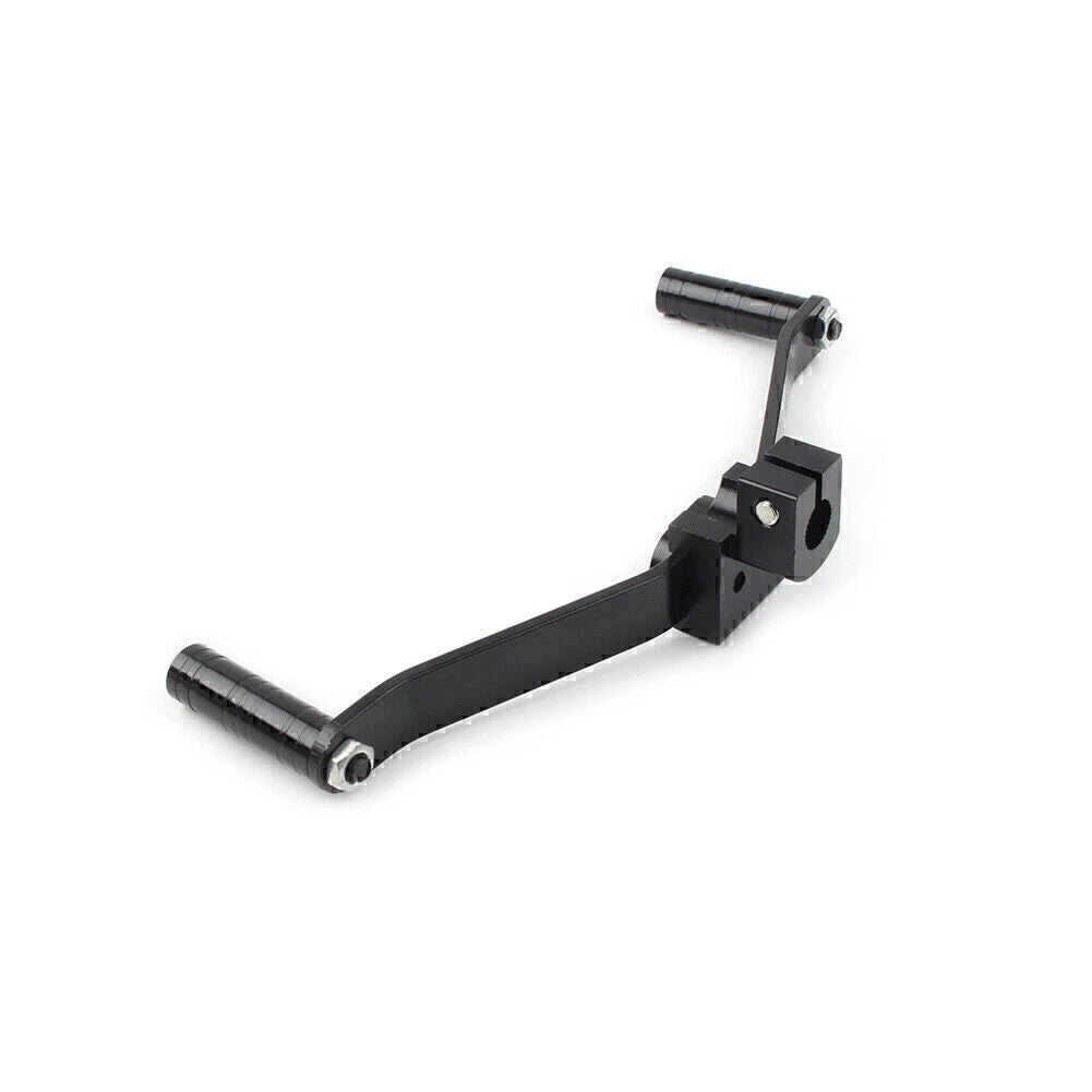 Dual Way Gear Shift Lever Footrest Pedal Shifter 21cm Black Universal Motorcycle