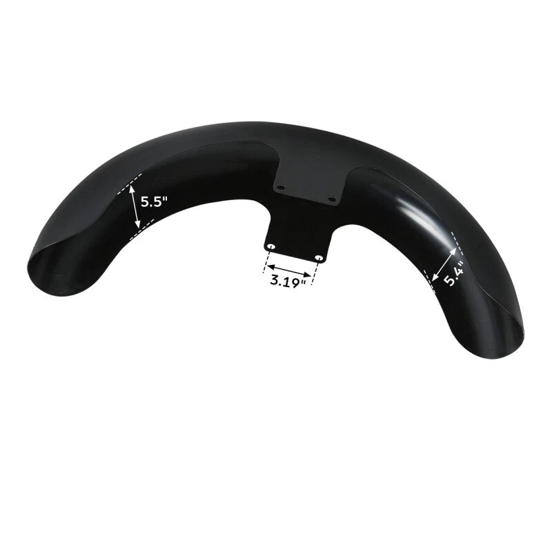 Painted 21" Wheel Front Fender & Spacers Kit Fit For Harley Road Glide 2000-2013