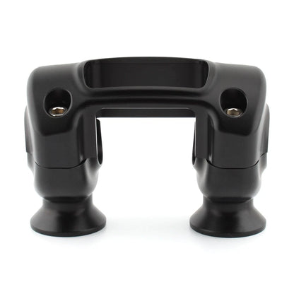1 1/4" Handlebar 32mm Riser Top Clamp Kit For Harley Softail Street Bob Black