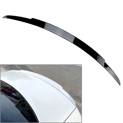 Rear Trunk Spoiler Lip Wing For Mercedes Benz E Class W213 Sedan 2016-2019 Black