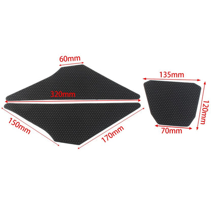 Motorcycle Fuel Tank Pad Protector Black Fit For Honda Goldwing 1800 2018-2022
