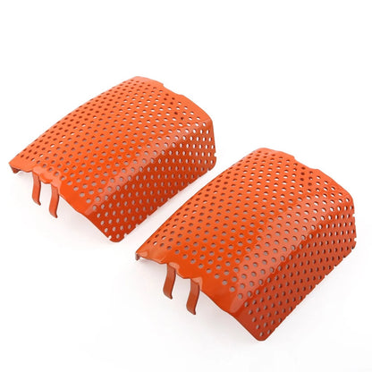Front Caliper Screen Inserts Orange Fit Harley V-Rod & Touring 2006-2019 US 2Pcs