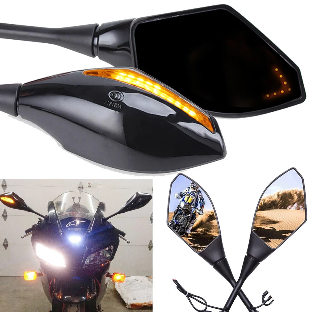 Led Mirrors For Honda CBR250R CBR300R CBR500R CBR600RR CBR1000RR 2014 2015 2016