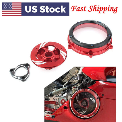 Black Clutch Cover Spring Retainer Pressure Plate Kit For Ducati Panigale V4 V4S