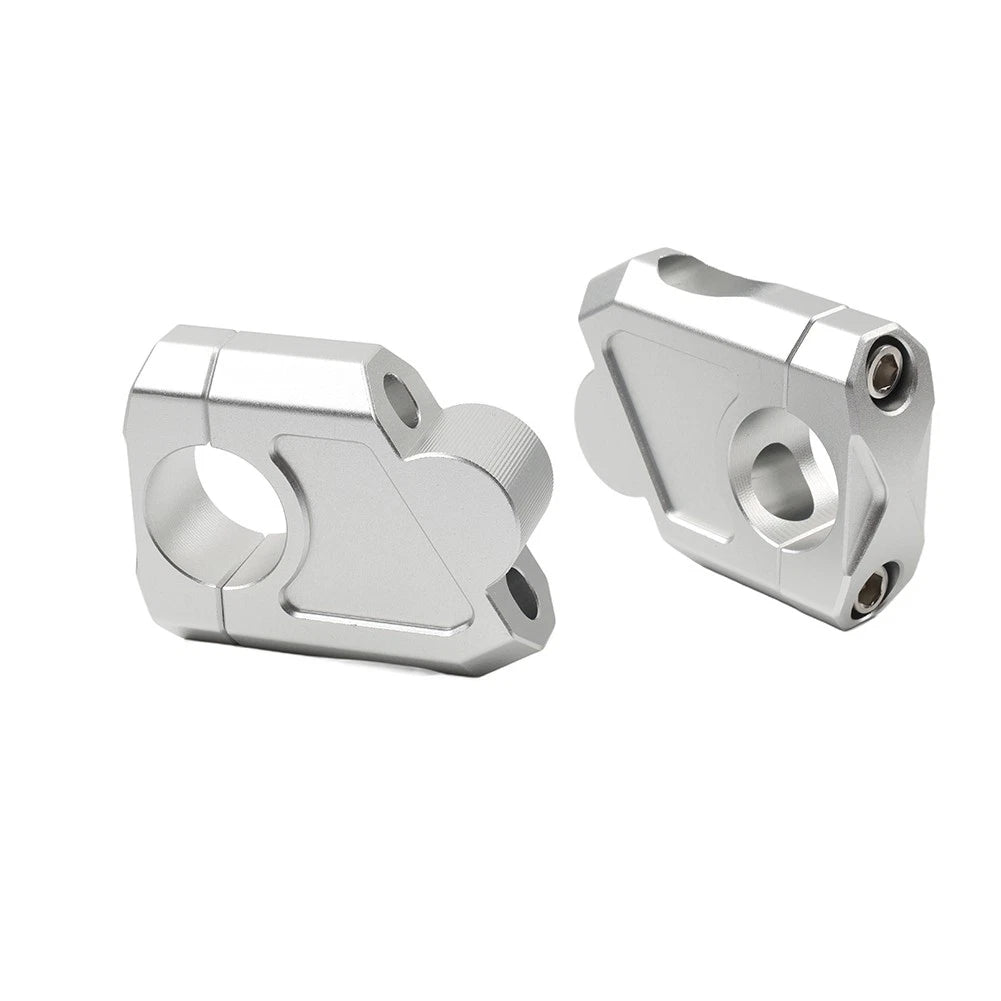 Motorcycle 28mm 1 1/8 Handlebar Mount Clamp Riser For Honda Suzuki Kawasaki US