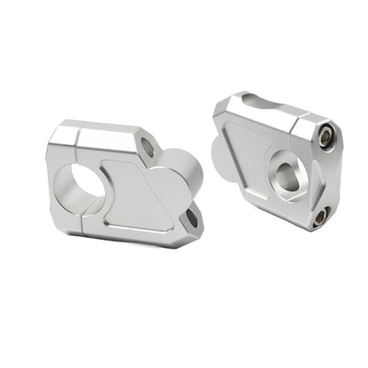Motorcycle 28mm 1 1/8 Handlebar Mount Clamp Riser For Honda Suzuki Kawasaki US