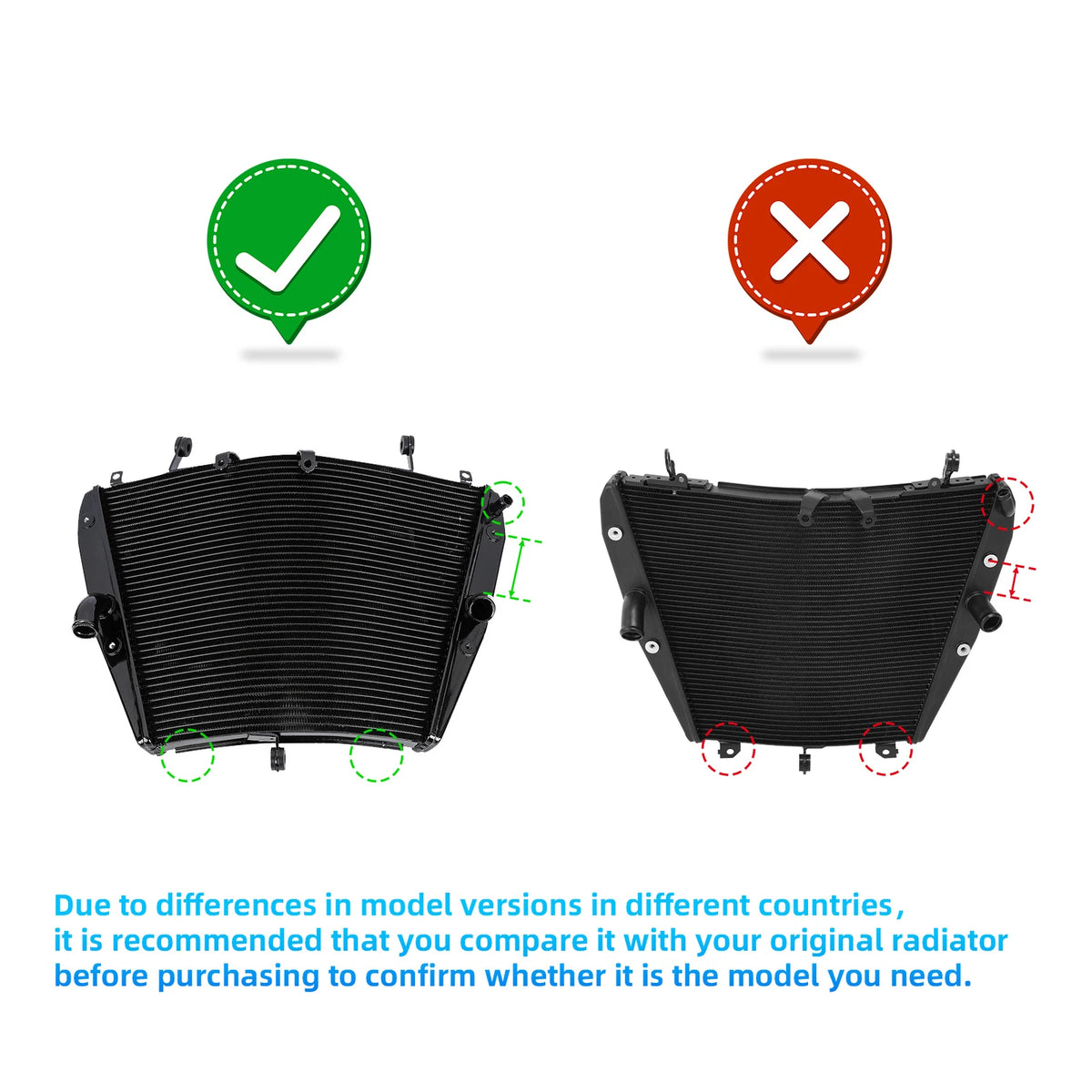 Engine Radiator Cooling Cooler Fit For Honda CBR1000RR 12-16 CBR1000RR ABS 13-14