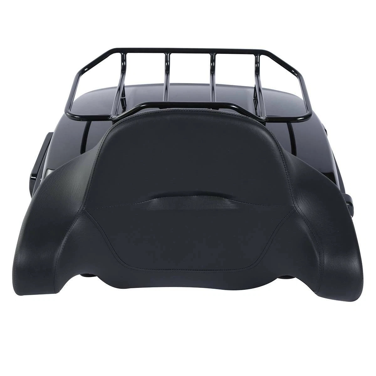 Chopped Trunk Backrest Rack Base Plate Fit For Harley Street Road Glide 2014-Up