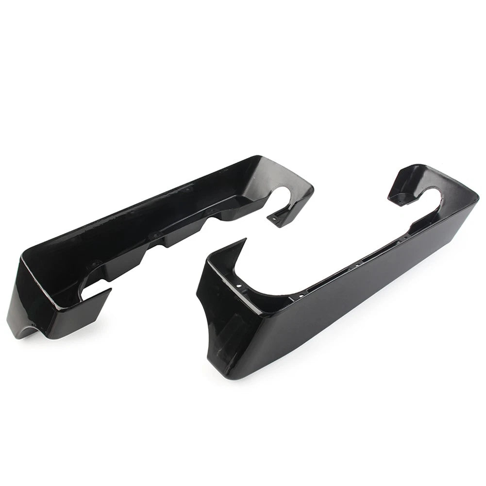 4" Hard Stretched Saddle Bag Extensions For Harley Touring Road King 1994-2013