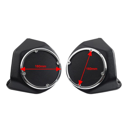 Rear Trunk 6.5'' Speaker Pods For Harley Road King Street Glide FLHX FLHXS 14-23