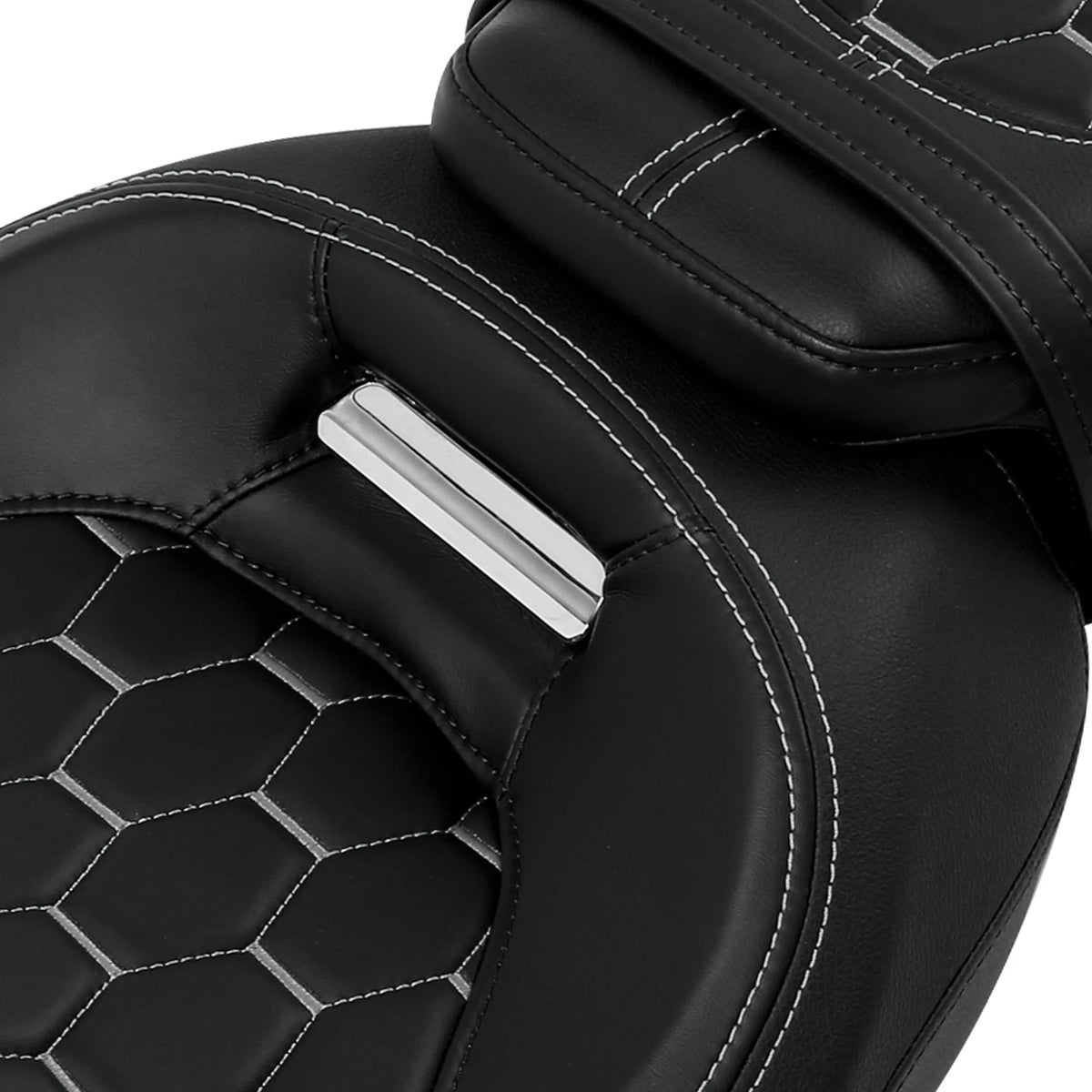 Driver Rider Passenger 2 Up Gel Seat Fit For Harley Electra Road Glide 2009-23