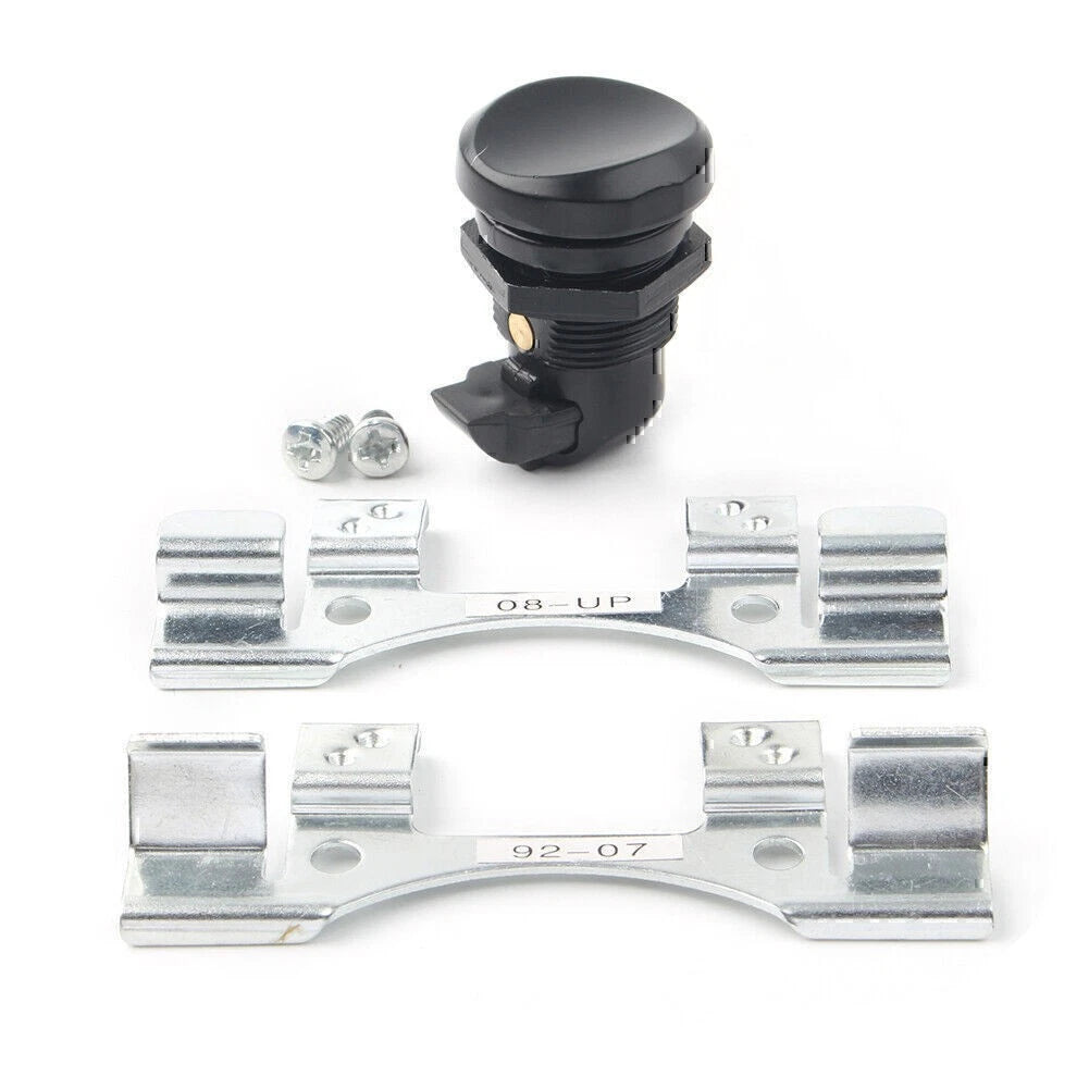 Fuel Door Push Button Gas Oil Cap Latch for Harley Street Glide FLHX 2007-2016