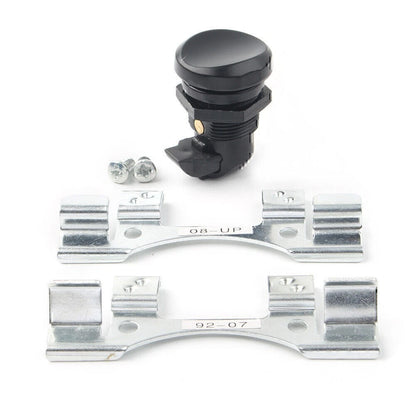 Fuel Door Push Button Gas Oil Cap Latch for Harley Street Glide FLHX 2007-2016