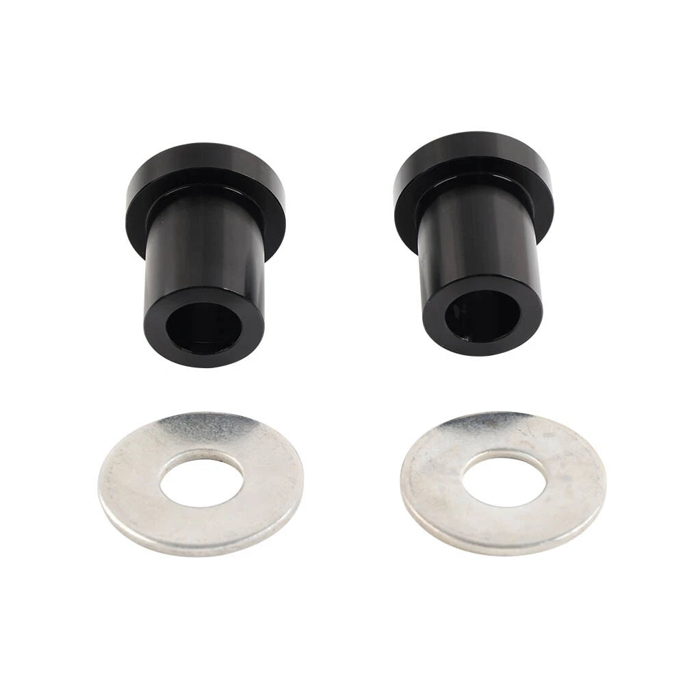 CNC Solid Handlebar Riser Bushings For Harley Touring Road King Softail Black