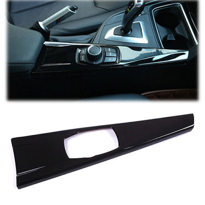 Inner Multimedia Panel Cover Trim Black For BMW 3 4 Series F30 F34 F33 F36 LHD