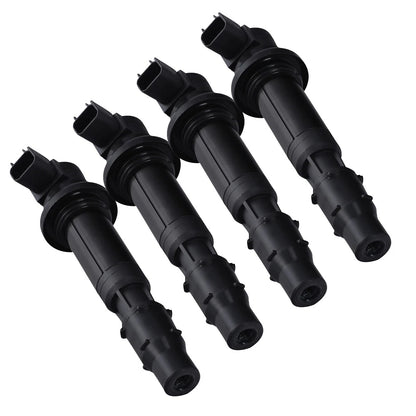 4x Ignition Stick Coils Fit For Kawasaki Ninja ZX6R 00-02 01 ZZR600 2005-08 2007