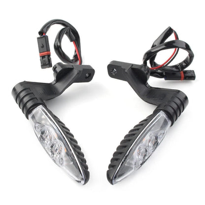 2x Amber LED  Rear Turning Signal Blinker Light for BMW F800 GS/R/S R1200 clear
