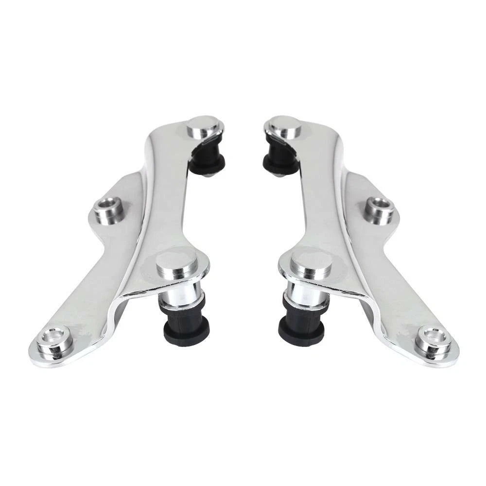 4-Point Chrome Docking Hardware Kit For Harley Touring Road King Glide 14-2020