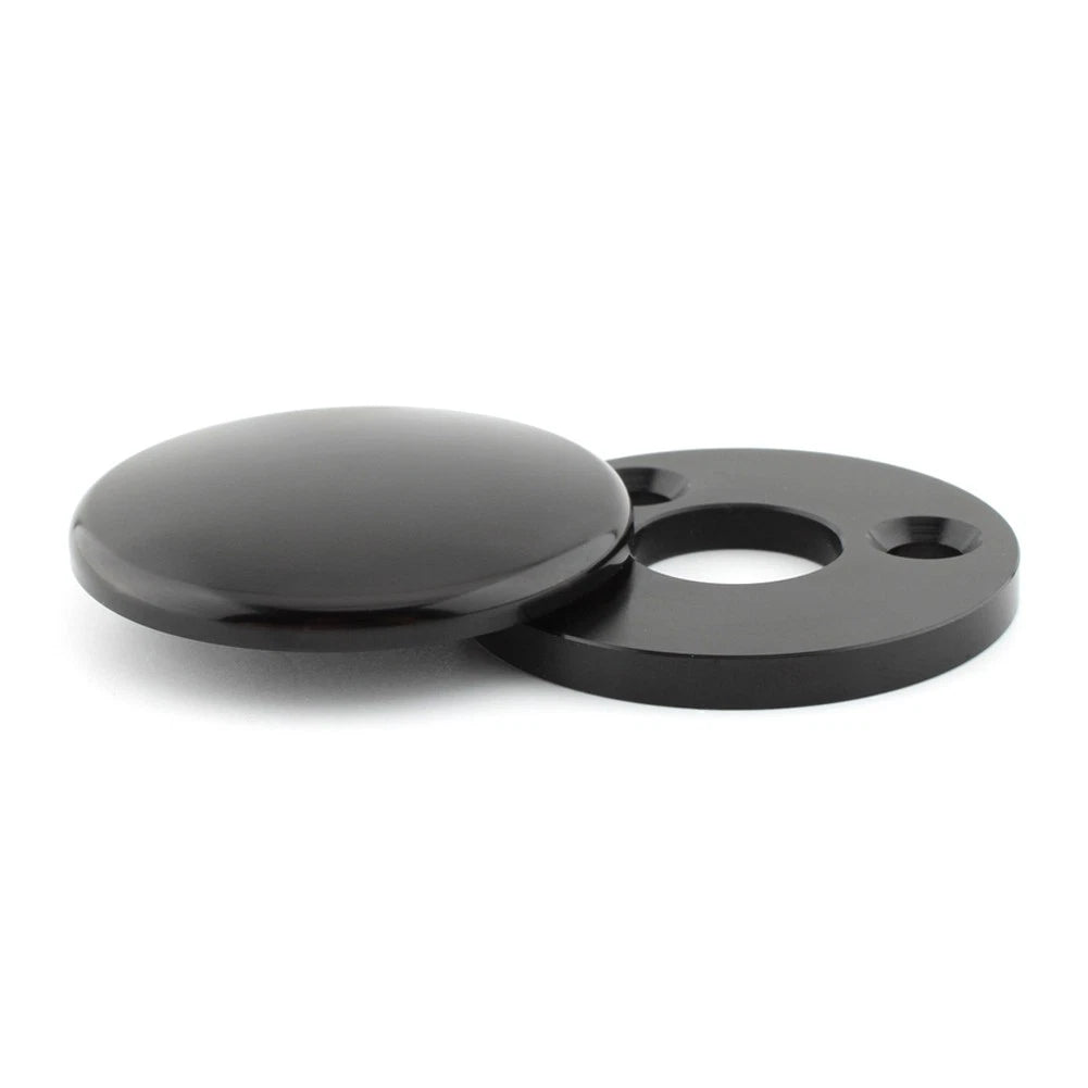 Black Motorcycle Fork Lock Cover Aluminum Alloy Fit for Harley Road King 1994-up