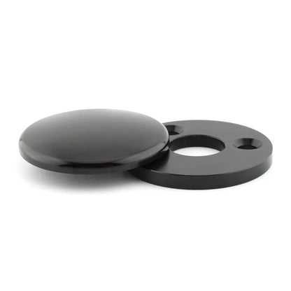 Black Motorcycle Fork Lock Cover Aluminum Alloy Fit for Harley Road King 1994-up