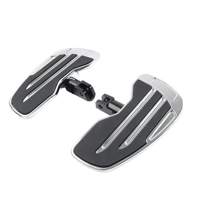 Front Rider Footboards Footpegs Pedals For Honda Gold Wing GL1800 2001-2024