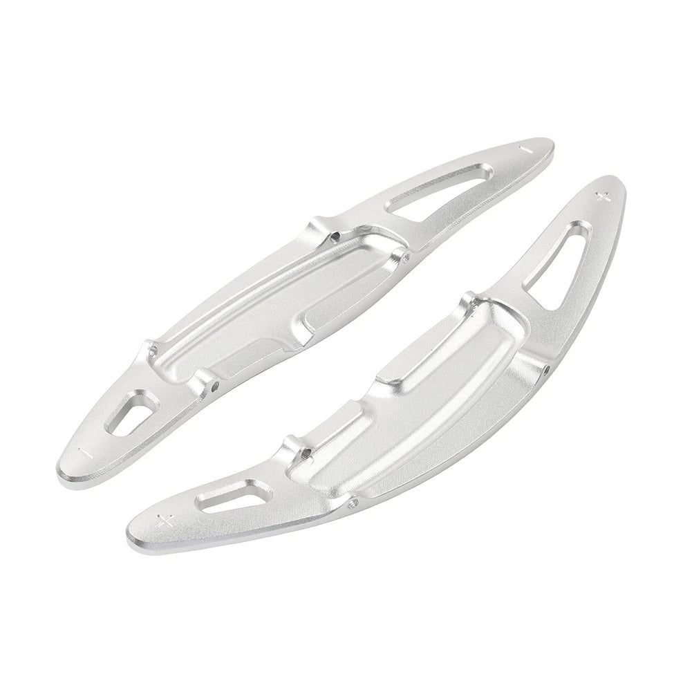Steering Wheel Paddle Shifter Extension For Porsche Macan Panamera 911 Silver