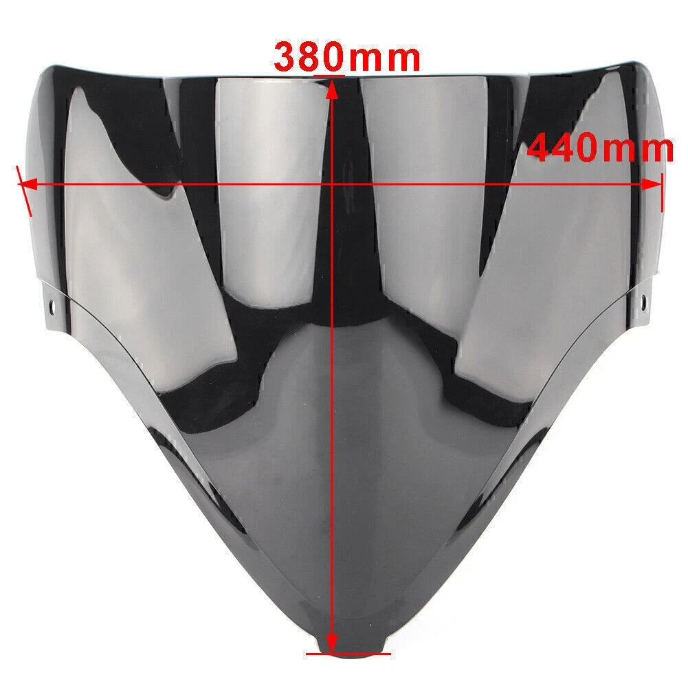 Motor Front Windshield Windscreen for Suzuki Hayabusa GSX1300R 2008-2018 Black