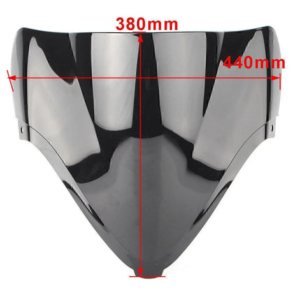 Motor Front Windshield Windscreen for Suzuki Hayabusa GSX1300R 2008-2018 Black