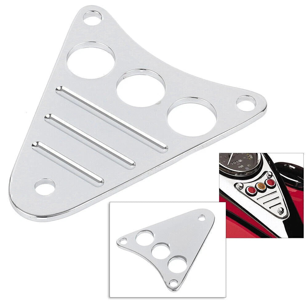 Instrument Penal Cover Aluminum Dash Plaque Cover For Kawasaki Custom Classic