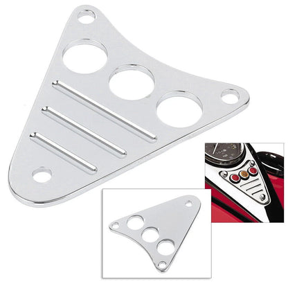 Instrument Penal Cover Aluminum Dash Plaque Cover For Kawasaki Custom Classic