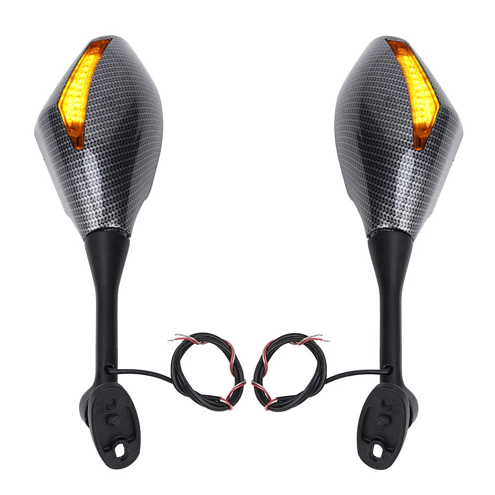 Integrated LED Mirrors For Honda CBR600RR 03 2004 2005 2006 2007 2008 2009 2010