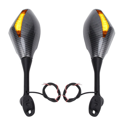 Integrated LED Mirrors For Honda CBR600RR 03 2004 2005 2006 2007 2008 2009 2010