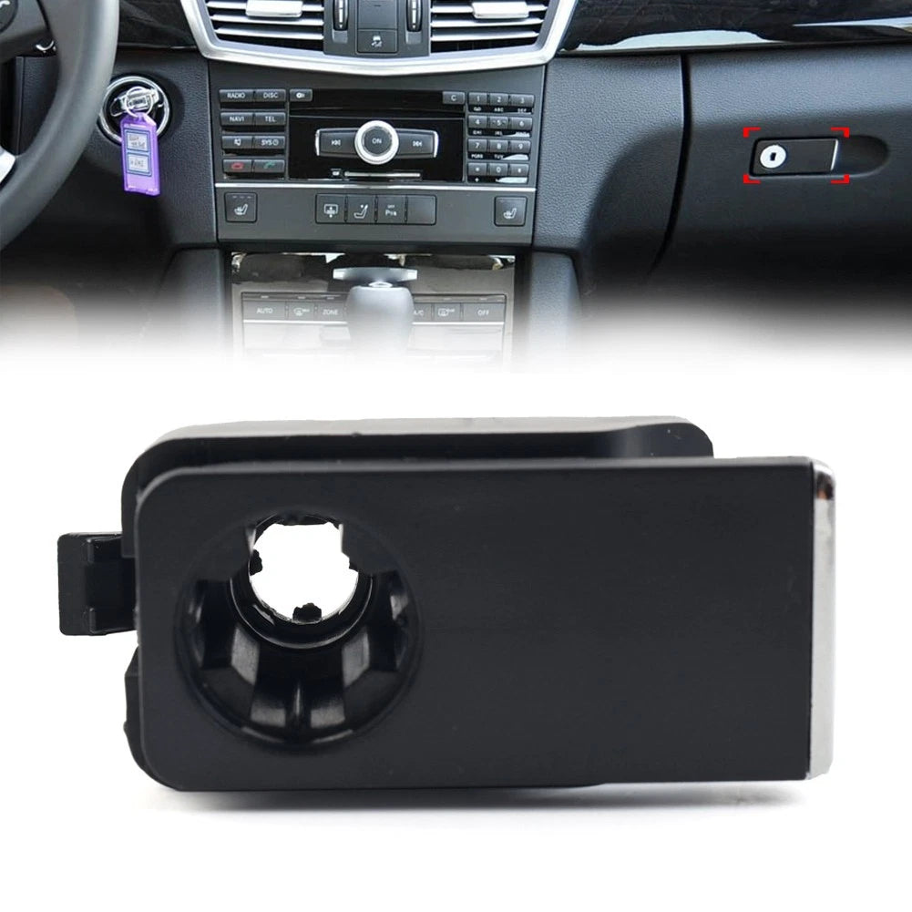 Black Glove Box Compartment Lock Latch Handle Cover For  Benz C Class W204 C200