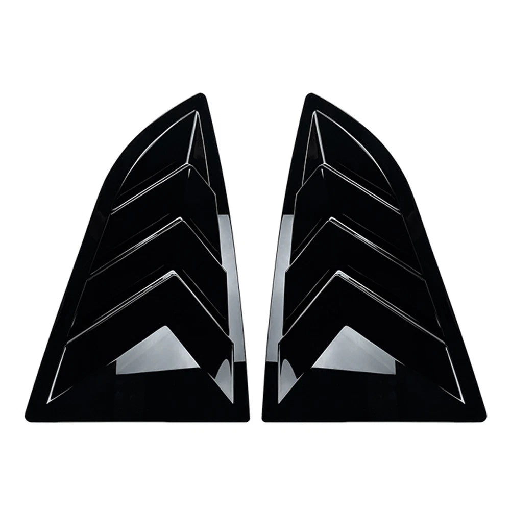 Glossy Black Rear Shutter Window Louver Cover For Subaru BRZ 2022-2024